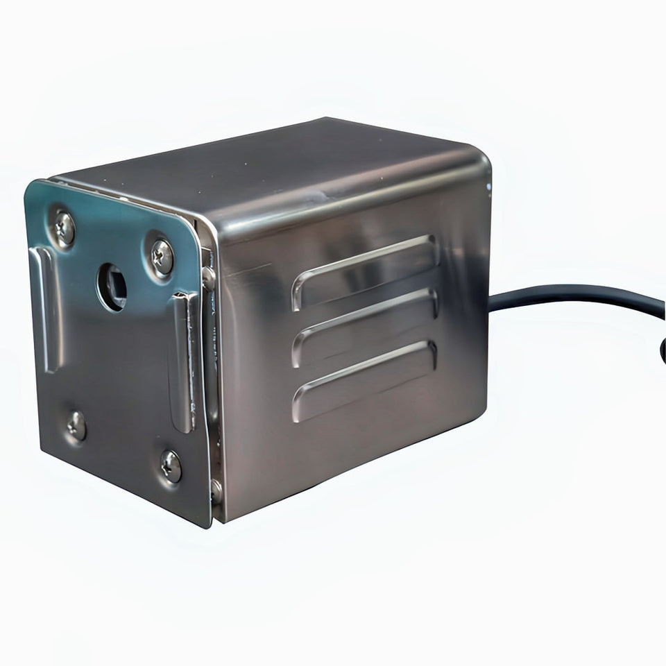 20 kg Rated Rotisserie Motor | Medium & Large Parrilla side view