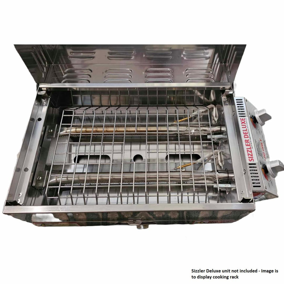 Cooking Rack | Sizzler Max | Galleymate 1500 top view close up of the unit
