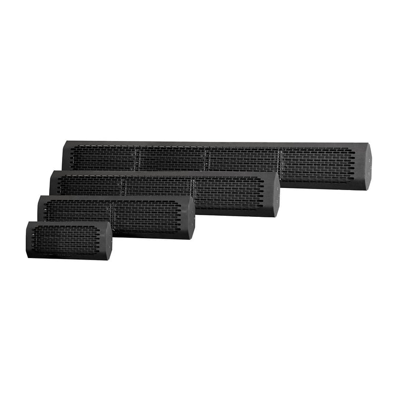 Herschel Aspect XL Zero-Light Infrared Heater – 650W to 2600W showing all 4 model sizes