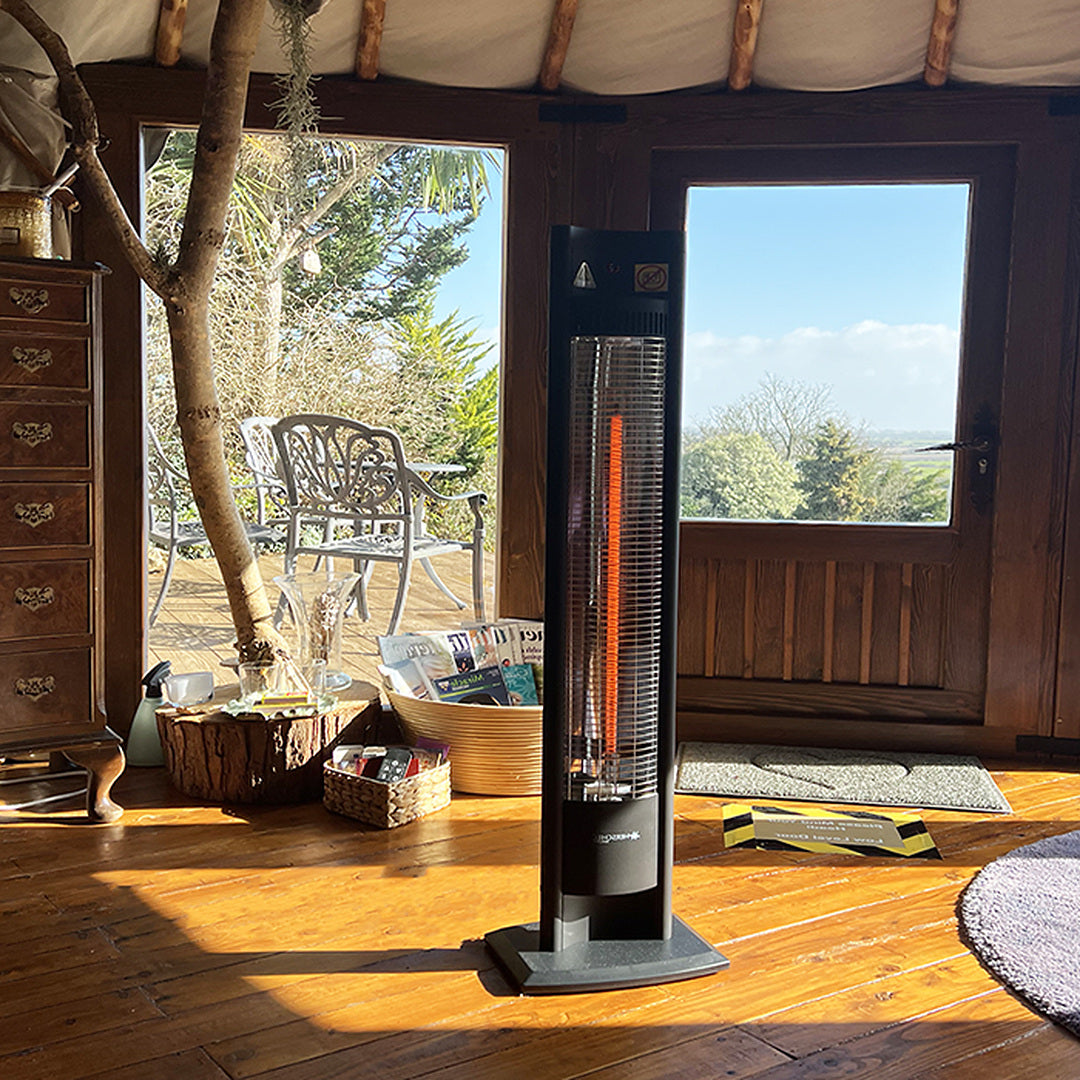 Herschel Malibu 2000W Freestanding Infrared Patio Heater | Portable