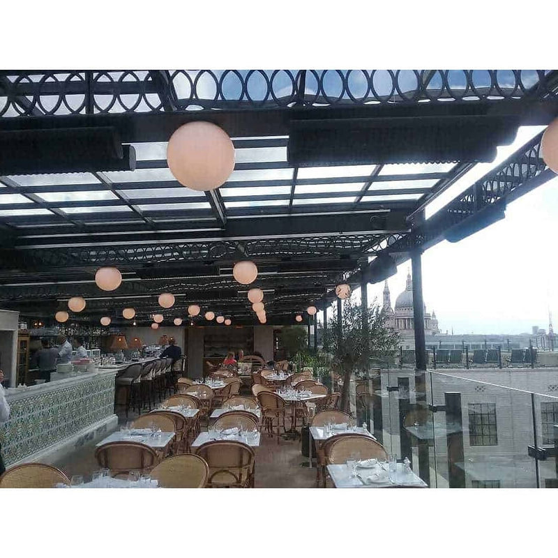 Herschel Aspect XL Zero-Light Infrared Heater – 650W to 2600W at a restaraunt