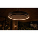 Herschel Ibiza Zero-Light Outdoor Infrared Heater with LED Lighting showing a close up of the unit in a restaraunt