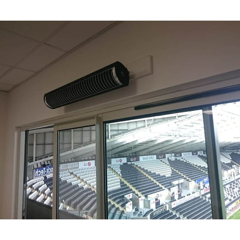 Herschel Aspect XL Zero-Light Infrared Heater – 650W to 2600W mounted above a door