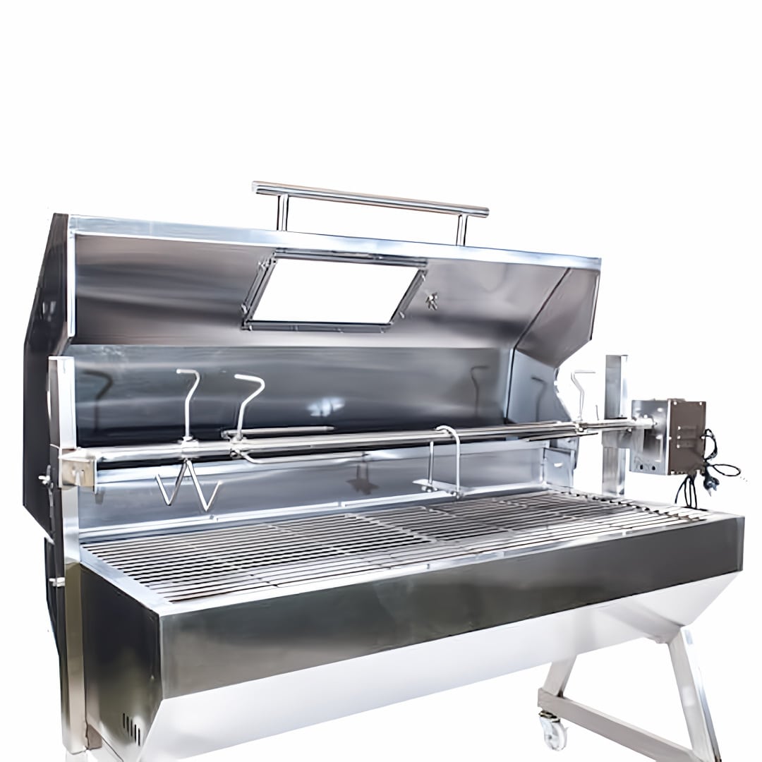 1500mm BBQ Spit Rotisserie | Hooded Spartan
