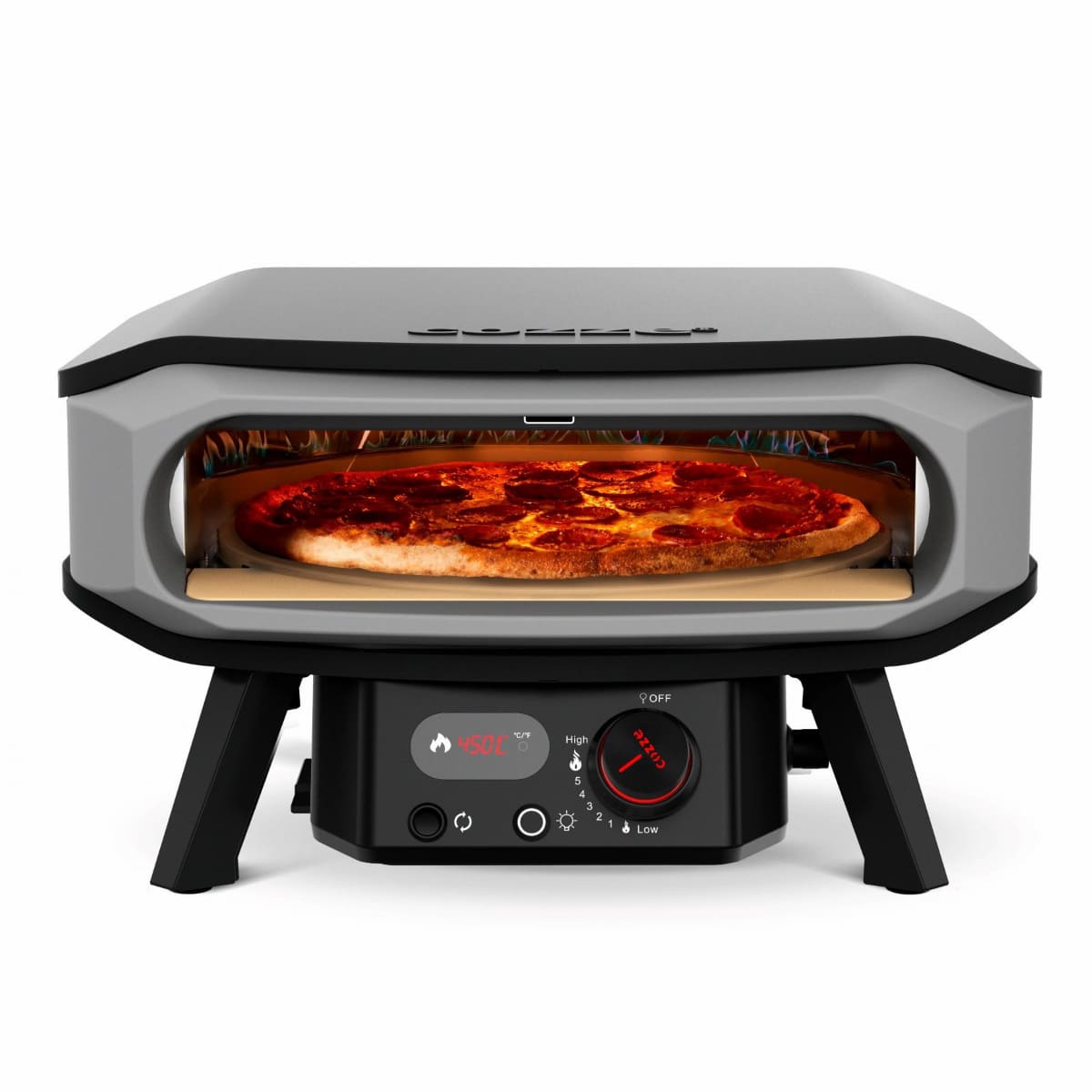 Gas Pizza Oven | Premium Rotating & Standard Stone | 13 or 17 Inch | Cozze
