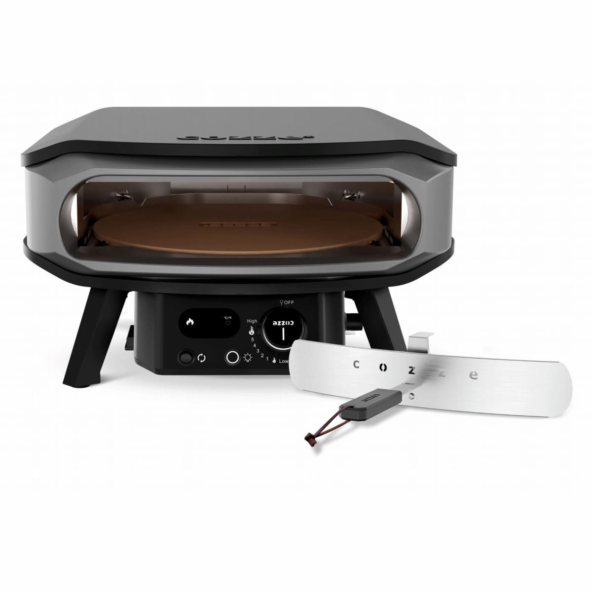 Gas Pizza Oven | Premium Rotating & Standard Stone | 13 or 17 Inch | Cozze
