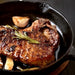 3 Piece Cast Iron Pan Set | BBQ & Camping with beef cooking