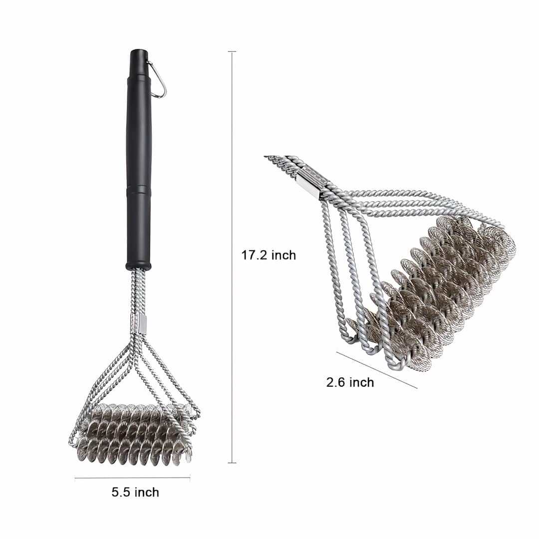 42cm BBQ Grill Brush with Ergonomic Handle