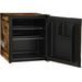 Multi Design Mini Bar Fridge - A Great Gift Idea - 46 L | BC46 showing the fridge open with no drinks