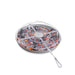 Alfa BBQ 500 | 30cm tray with charcoal inside and grill ontop