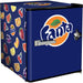 Official Coca Cola & Fanta Mini Bar Fridge With Opener - 46L showing the blue fanta model