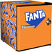 Official Coca Cola & Fanta Mini Bar Fridge With Opener - 46L showing the orange fanta label model