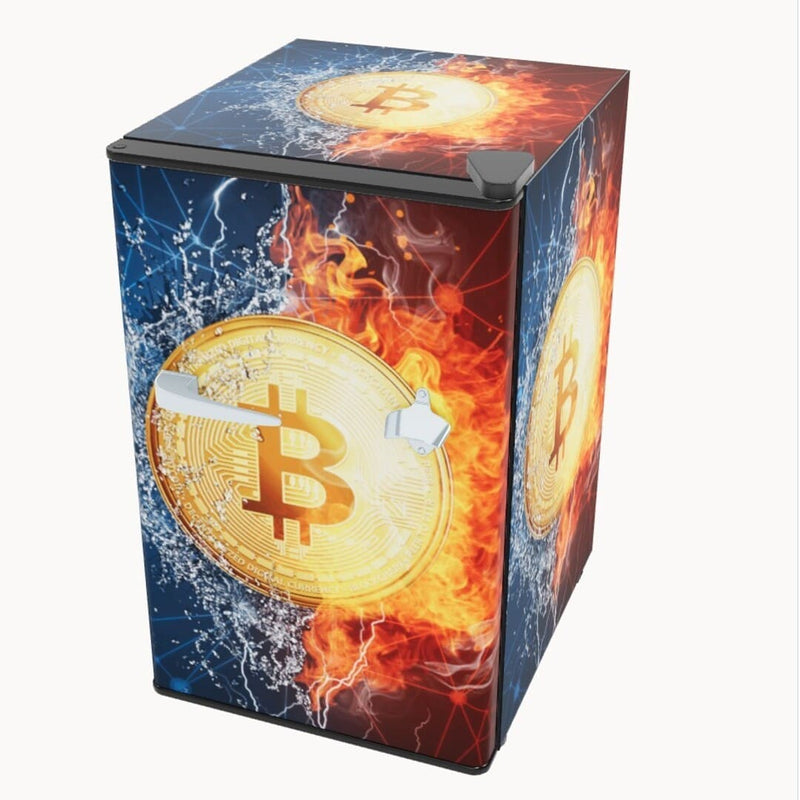 Custom 3D Bar Fridge Builder Australia | Design Your Own Fridge showing a custom btc fridge