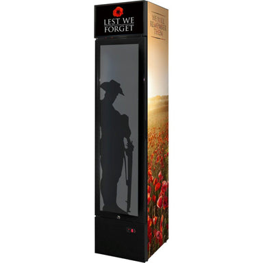 Bar Fridge | 160 Litre Cool Gift Ideas Lest we forget full view on white background