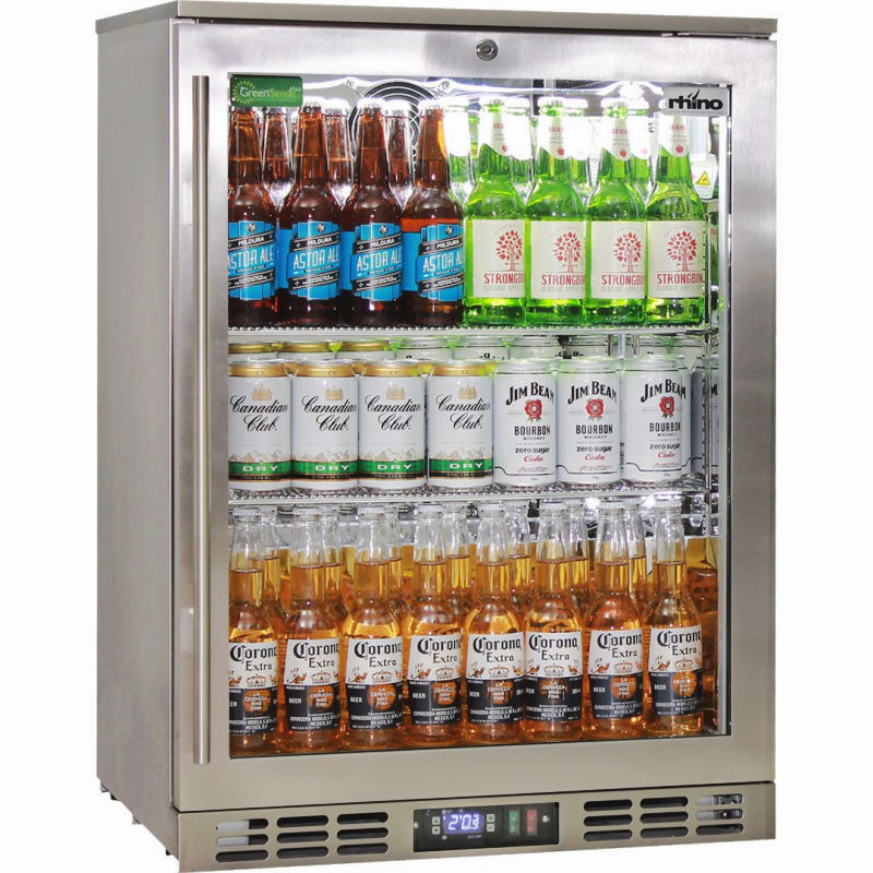 Bar Fridge | Single Door Alfresco | Rhino SG1 | Heated Glass