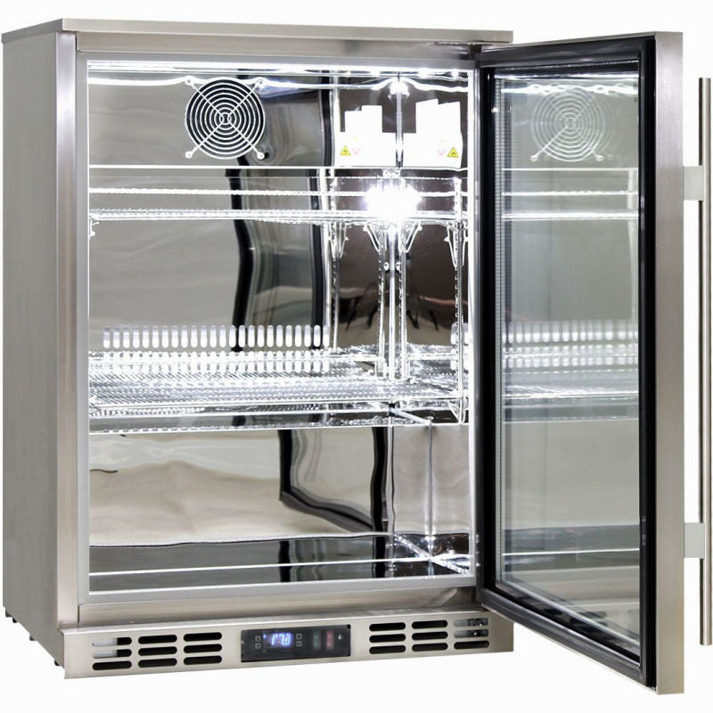 Bar Fridge | 129 Litre Alfresco door open and empty