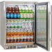 Bar Fridge | 129 Litre Alfresco door open and full of drinks