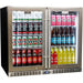Bar Fridge | 2 Door Alfresco | Schmick SK206 doors closed and full of drinks