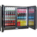 Bar Fridge | 2 Door Alfresco | Schmick SK206 doors open and full of drinks