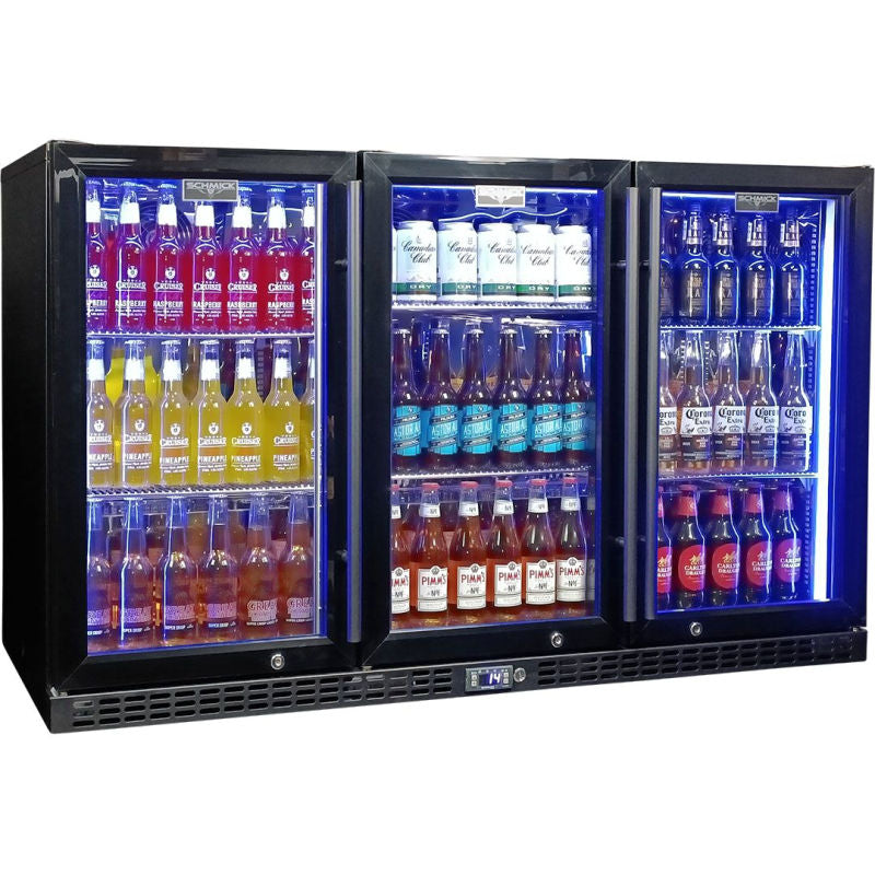 Bar Fridge | 3 Door Schmick Heated Glass | SK386