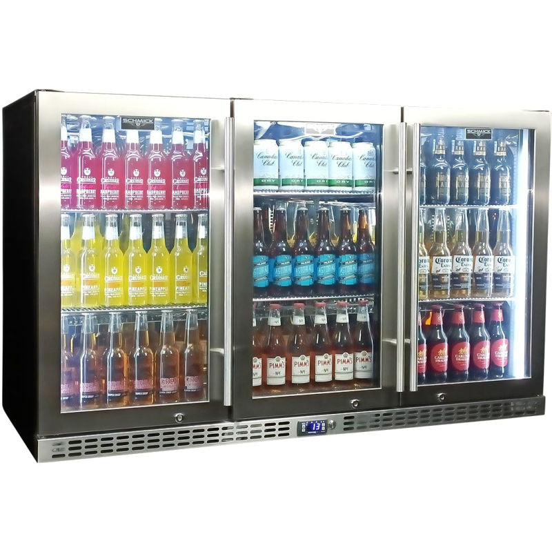 Bar Fridge | 3 Door Schmick Heated Glass | SK386