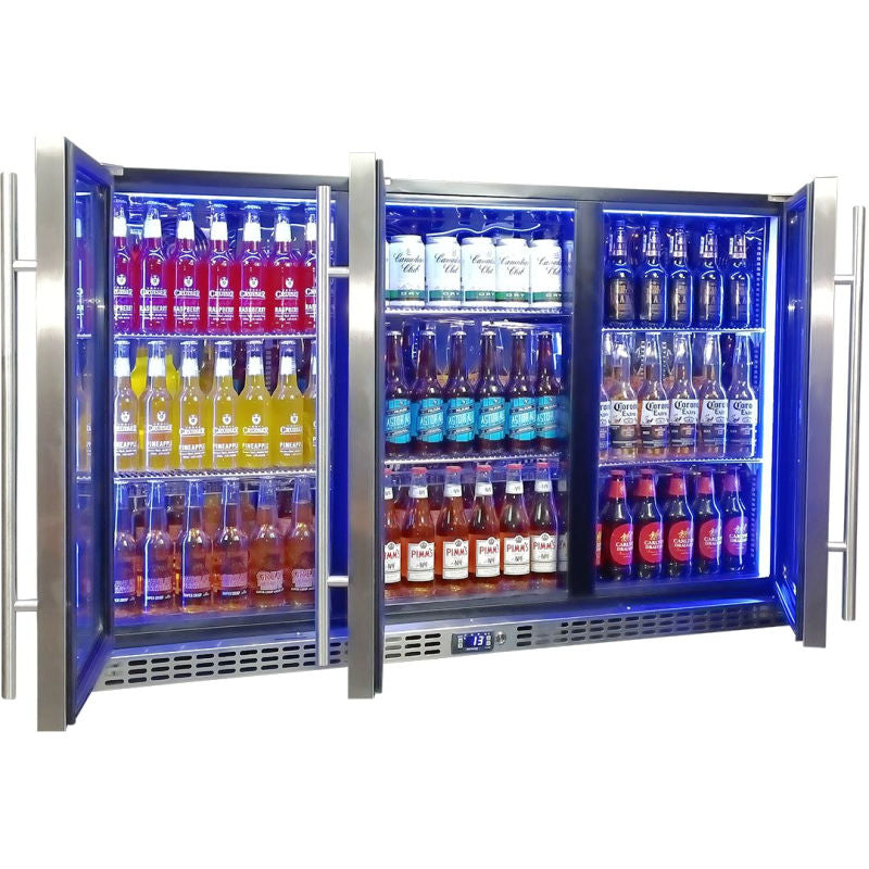 Bar Fridge | Solid 3 Door | Schmick SK386