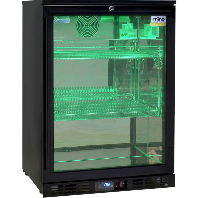 Bar Fridge | Single Door Alfresco | Multi Light green LED