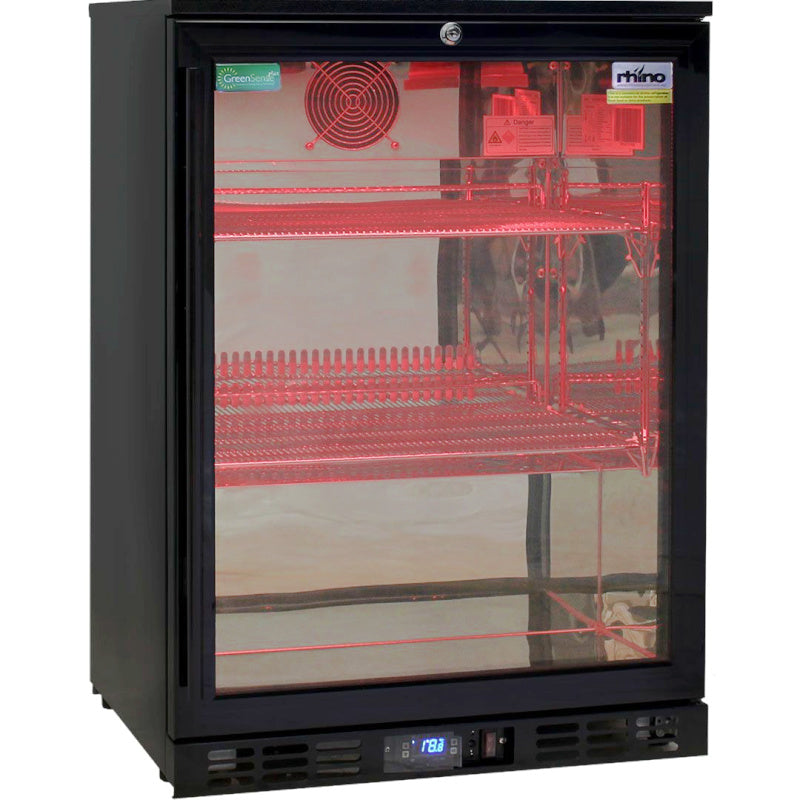 Bar Fridge | Single Door Alfresco | Multi Light showing red LED