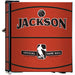 Sports Design Mini Bar Fridge With Handle And Opener - 46L showing the basketball other side with anme