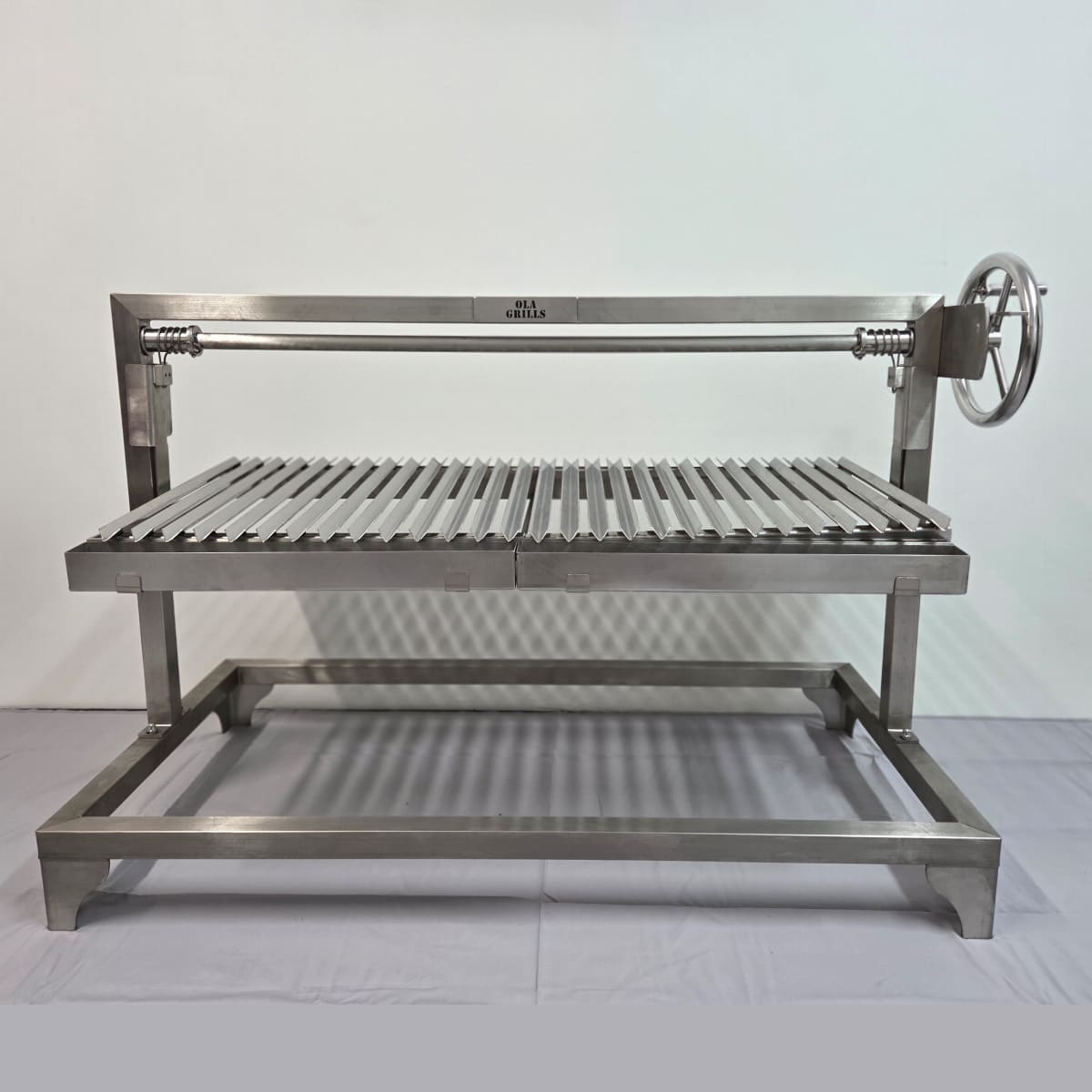 Built-In Parrilla Argentine BBQ Topper | 100% 304 Stainless | V-Grate Model