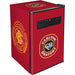 70 L Blue Tooth Speaker Disco Bar Fridge - Beer Branded showing the carlton druaght model