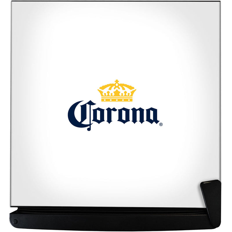 Retro Mini Bar Fridge 70 Litre Beer Branded With Opener showing the top of the corona model