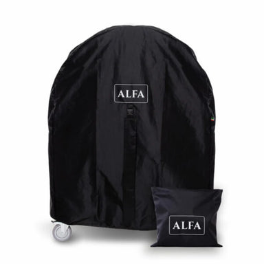 Pizza Oven Cover Alfa Forni | All Models - Unit or Unit & Trolley showing the cover for the unit and base