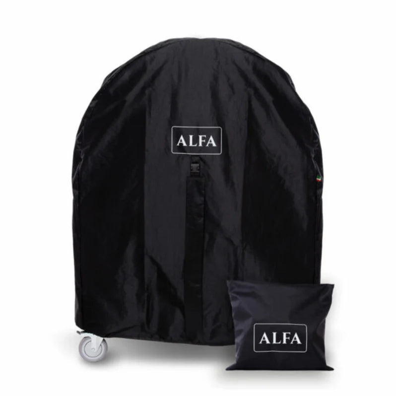 Pizza Oven Cover Alfa Forni | All Models - Unit or Unit & Trolley showing the cover for the unit and base