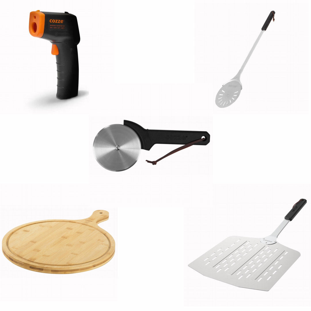 Cozze Pizza Oven Accessory Kit | 5 Piece Set