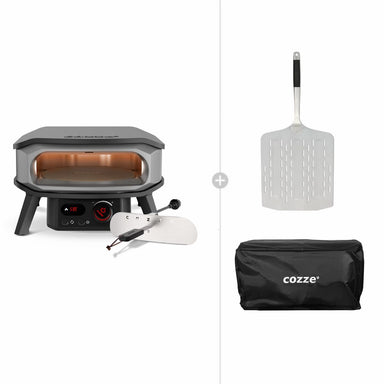 Cozze 13" Rotating ELECTRIC Pizza Oven Bundles | Choose From 5 Different Packs showing the protect pack