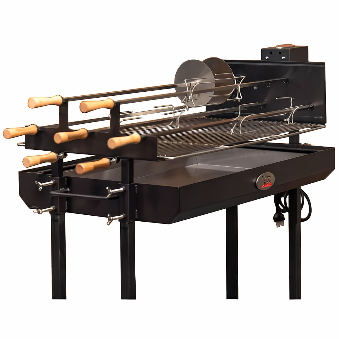 Cyprus Spit | Extra Large with 5 Skewers | 25 kg rated motor