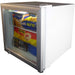 Mini Glass Door Freezer | 50 Litre - Model SD50 showing the side view of the unit