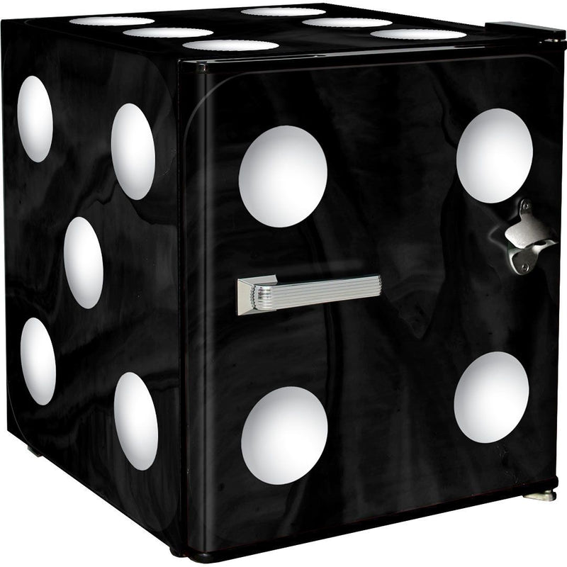 Multi Design Mini Bar Fridge - A Great Gift Idea - 46 L | BC46 showing the black dice one
