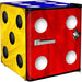 Multi Design Mini Bar Fridge - A Great Gift Idea - 46 L | BC46 showing the multicolour dice model