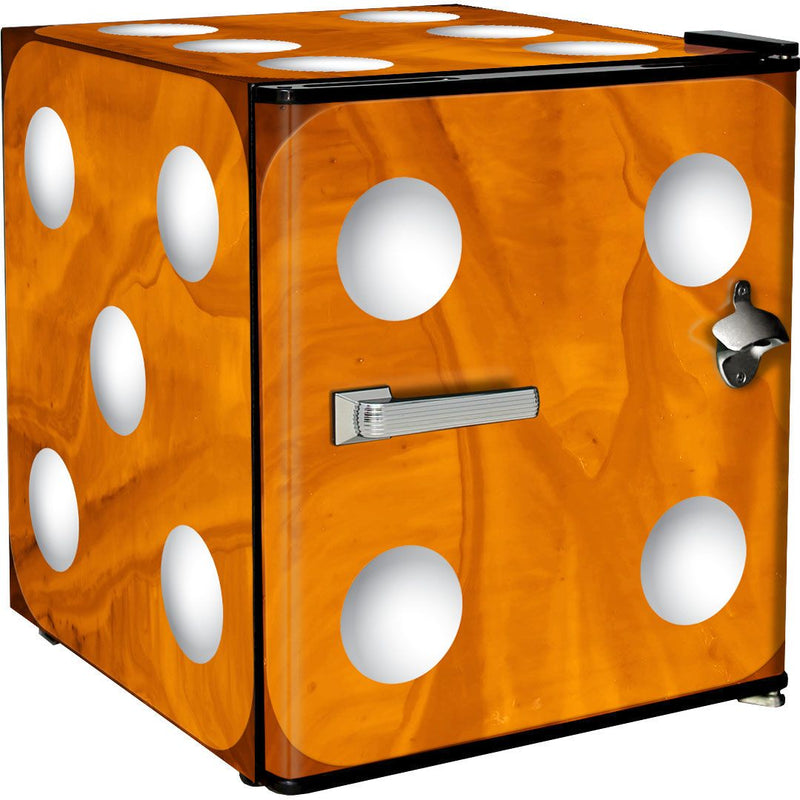 Multi Design Mini Bar Fridge - A Great Gift Idea - 46 L | BC46 showing the orange dice