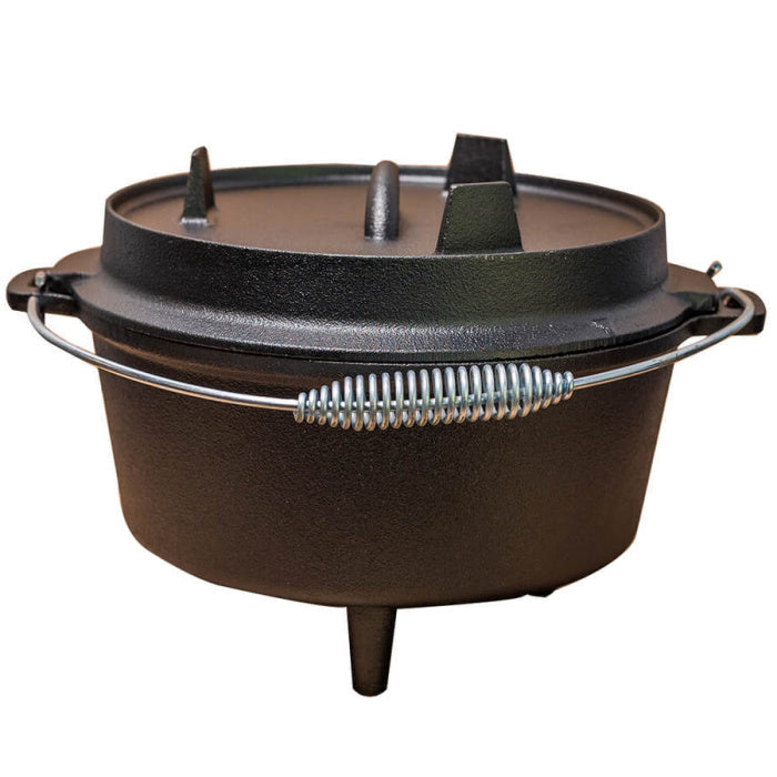 Cast Iron Dutch Oven 4.5qt | Camping Oven