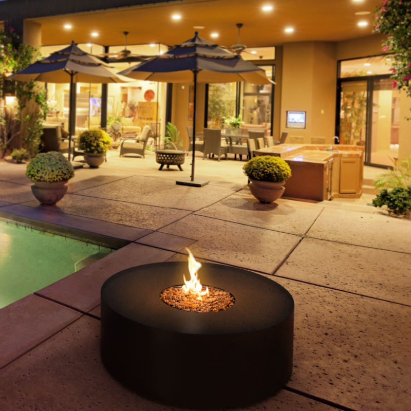 Fireplace | Planika Galio Automatic | Round