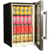 Sub-Tropical Glass Door Mini Bar Fridge | 70 L | EC68-SSH right hinge model with the door open