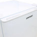 Mini Freezer Solid Door 36 Litre top view showing schmick logo