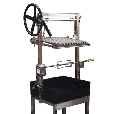 Parrilla BBQ Grill | Argentine | Optional Spit with the spit attached