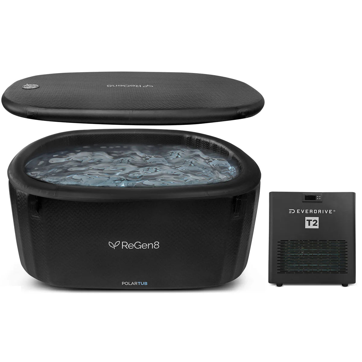 PolarTub 505 L Ice Bath & Cold‑Plunge | Tub & T2 Rapid‑Chiller