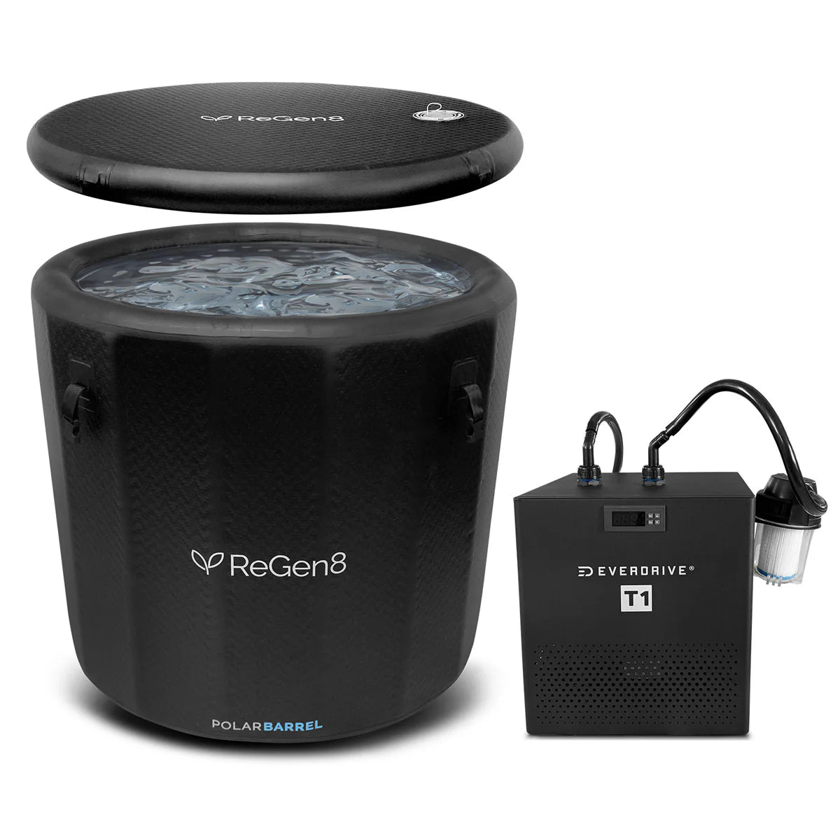 PolarBarrel Ice Bath & Cold‑Plunge | Tub, T1 Chiller, or T2 Rapid Chiller