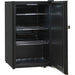 70 L Blue Tooth Speaker Disco Bar Fridge - Beer Branded showing the fridge open and empty