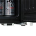 70 L Blue Tooth Speaker Disco Bar Fridge - Beer Branded showing the light button and hinge